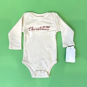 Tenth & Pine My First Christmas Onesie